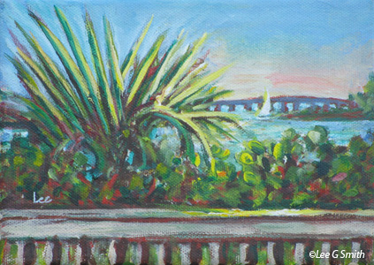 Pelican Island Palm and Wabasso Bridge