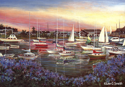Wychmere Harbor Sunset 1