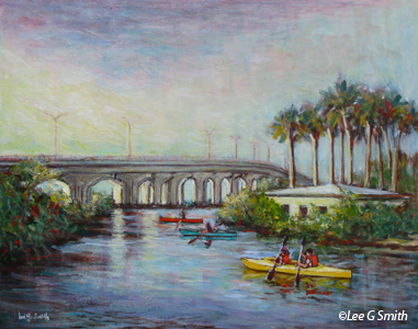 Barber Bridge and Kayaks