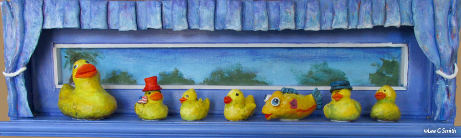 Odd Ducks In Window