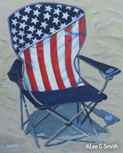 Patriotic Beach Chair